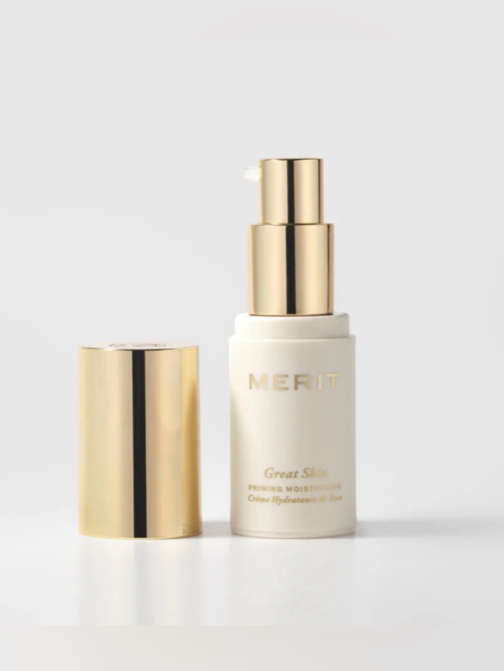 MERIT Great Skin Priming Moisturizer - White & Gold Bottle 15ml /0.5 fl oz